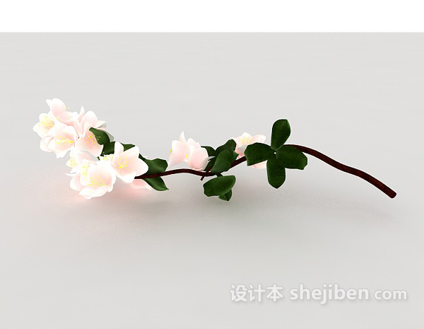 现代风格室外植物花藤3d模型下载