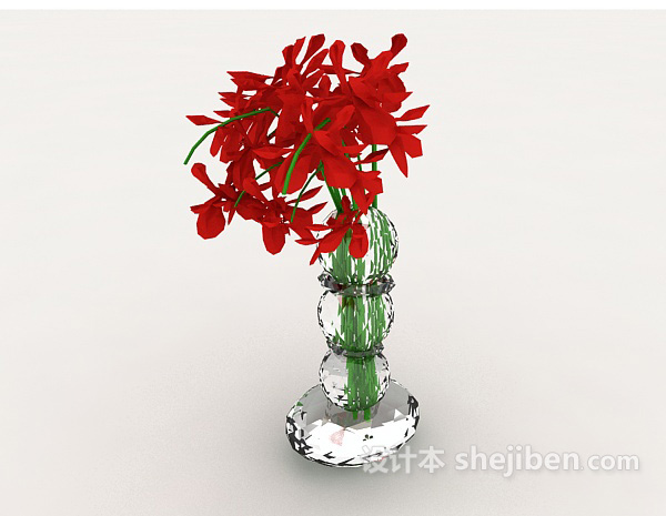 现代风格花瓶装饰摆设3d模型下载