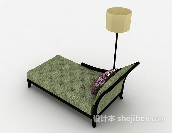设计本单人休闲躺椅3d模型下载