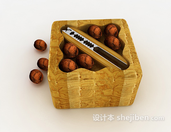 设计本盒装食品3d模型下载
