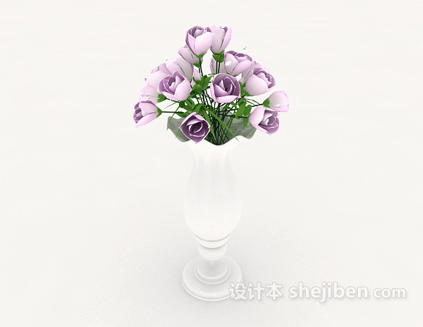 免费欧式花瓶摆设3d模型下载