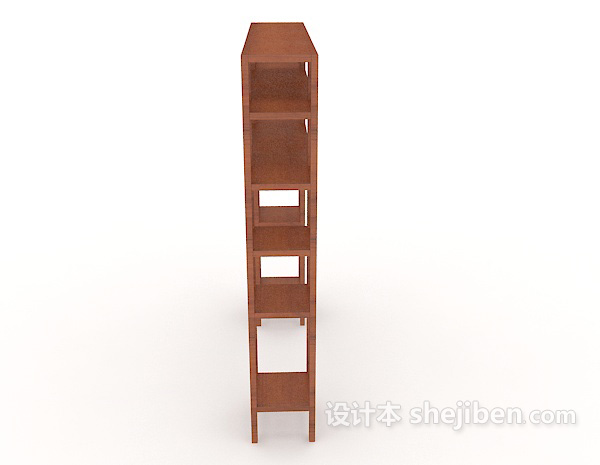 设计本家居书柜3d模型下载