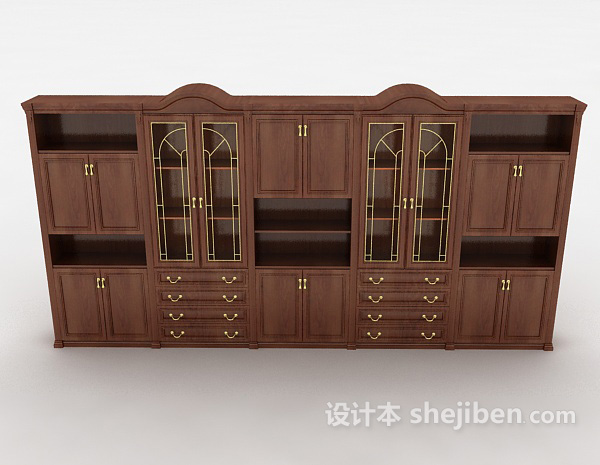 欧式风格传统欧式家居储物柜3d模型下载
