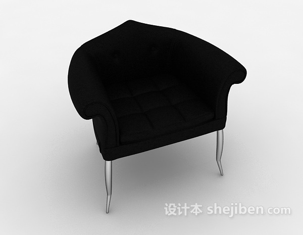 心形家居椅3d模型下载