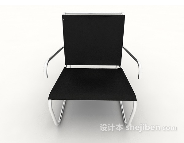 现代风格简洁办公椅3d模型下载