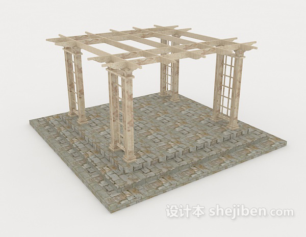 免费房屋架构3d模型下载