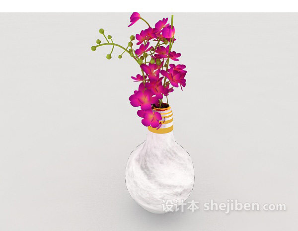 现代风格家居花瓶摆设3d模型下载