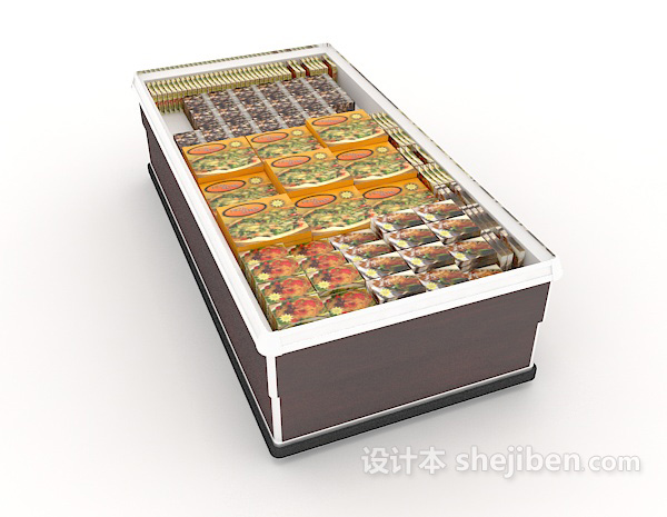 免费冷冻冰柜3d模型下载