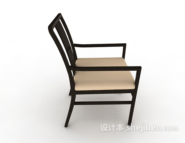 设计本新中式风格家居椅3d模型下载