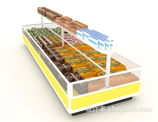 设计本大型冰箱冰柜3d模型下载