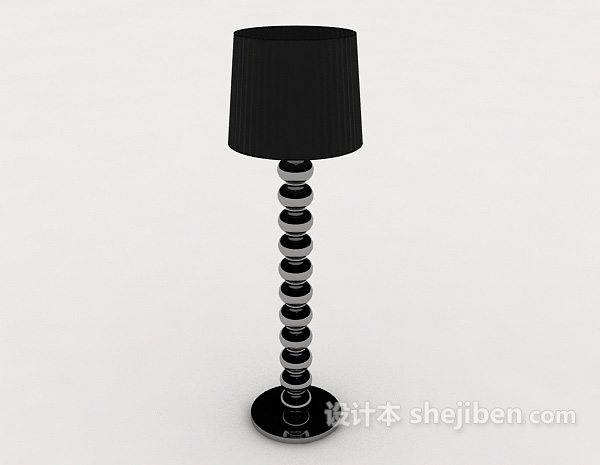 现代风格黑色台灯3d模型下载