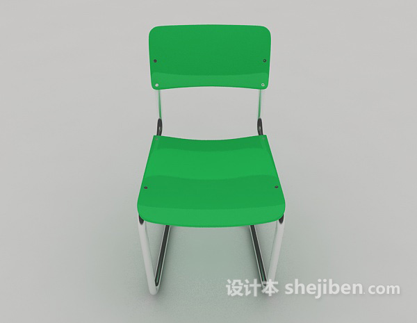 现代风格常见绿色家居椅3d模型下载
