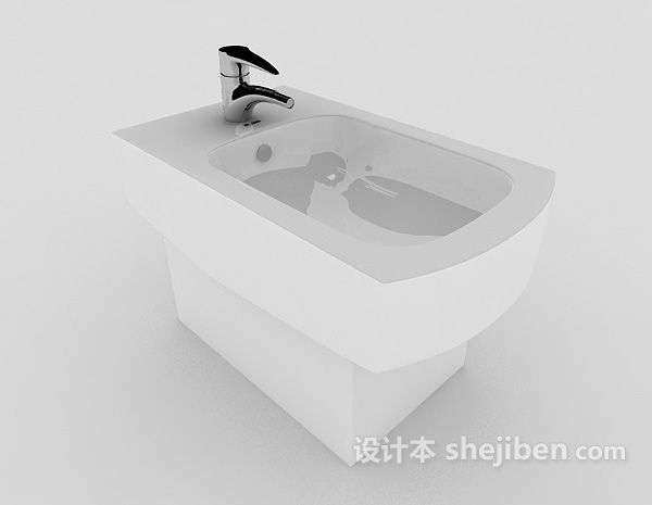 免费公厕洗手池3d模型下载