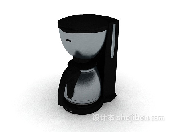 现代风格现磨咖啡机3d模型下载