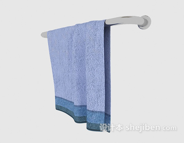 家居浴室毛巾架3d模型下载