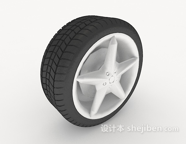 零件车轮胎3d模型下载