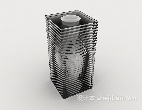 免费现代花瓶摆设品3d模型下载