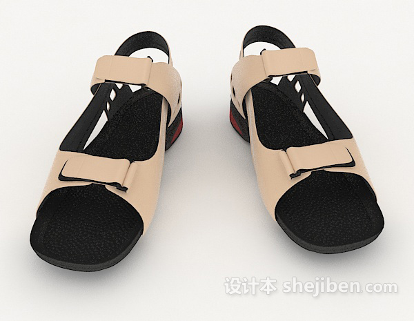 免费女士凉鞋3d模型下载