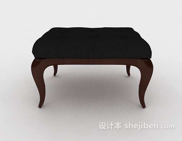 欧式风格欧式家居化妆凳3d模型下载