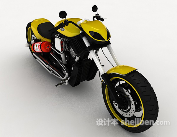 免费摩托赛车3d模型下载