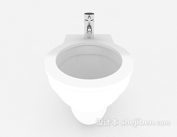 现代风格清洁池、洗手池3d模型下载
