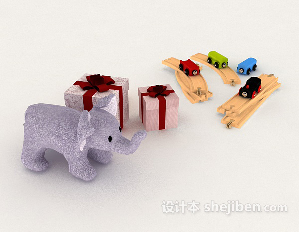 礼物盒、玩具3d模型下载