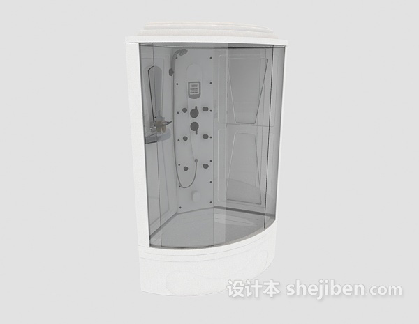 现代风格家居浴室间3d模型下载