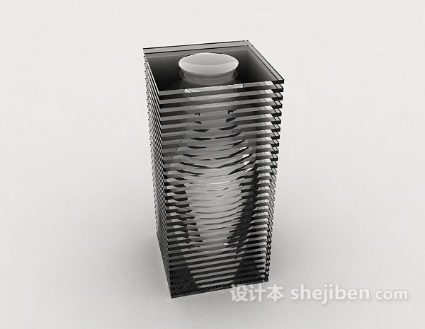 现代花瓶摆设品3d模型下载