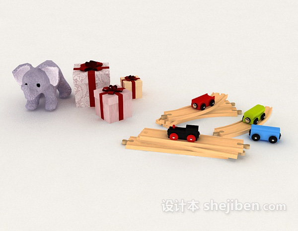 免费礼物盒、玩具3d模型下载