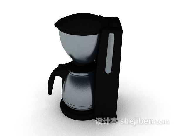 设计本现磨咖啡机3d模型下载