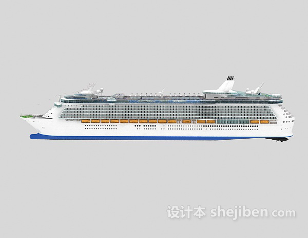 设计本大型舰艇3d模型下载