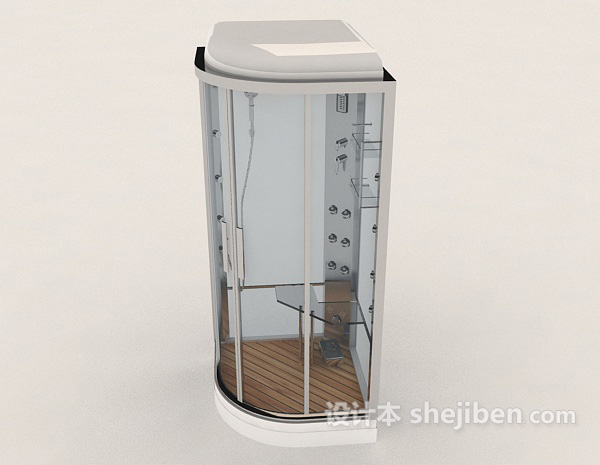 设计本酒店独立浴室3d模型下载