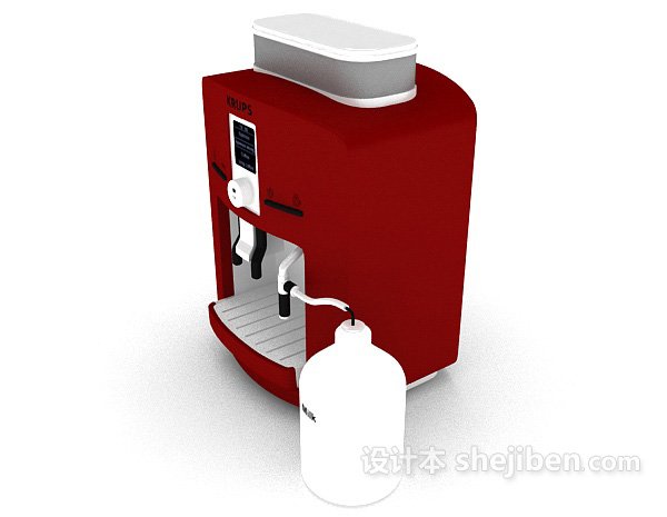 设计本高档咖啡机3d模型下载