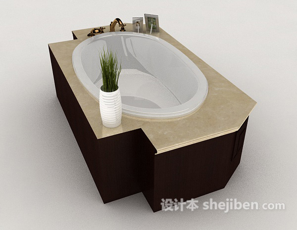 家居型浴缸3d模型下载