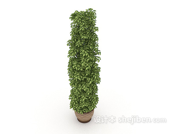 漂亮盆栽3d模型下载