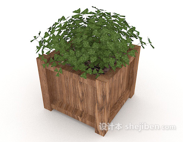 免费庭院园艺盆栽3d模型下载