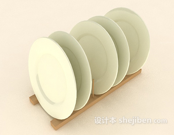 陶瓷碟子3d模型下载