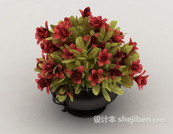 现代风格家居装饰花瓶3d模型下载