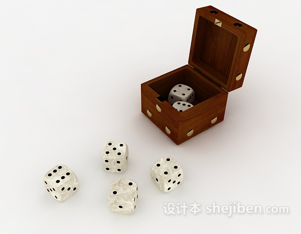 游戏骰子3d模型下载