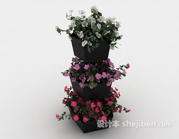 室外观赏性植物3d模型下载