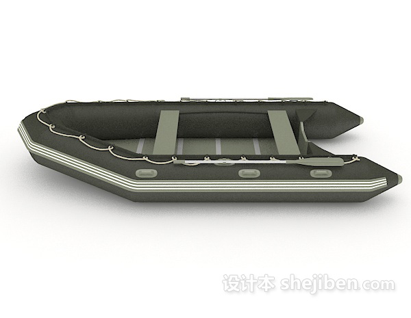 现代风格皮划艇3d模型下载