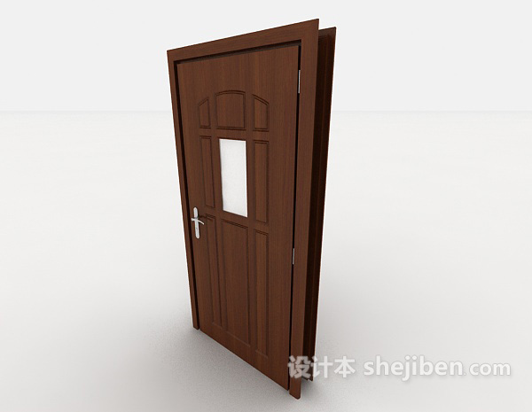 简单房门结构3d模型下载