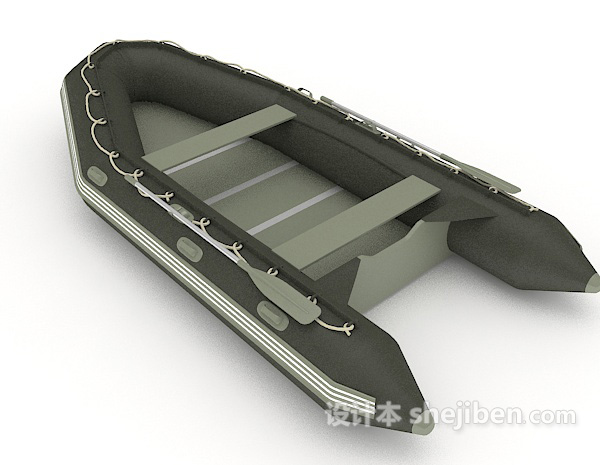 设计本皮划艇3d模型下载