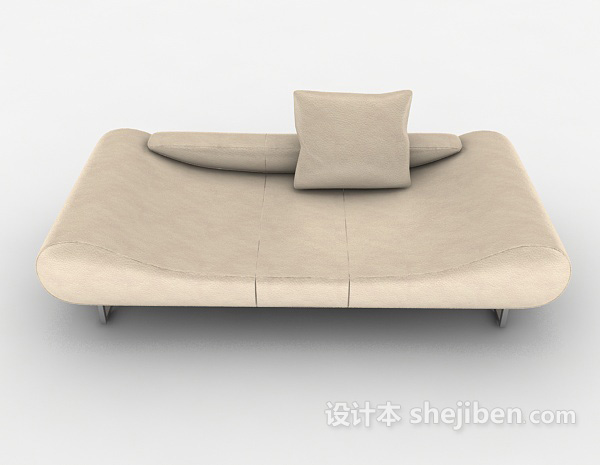 现代风格简约单人躺椅沙发3d模型下载