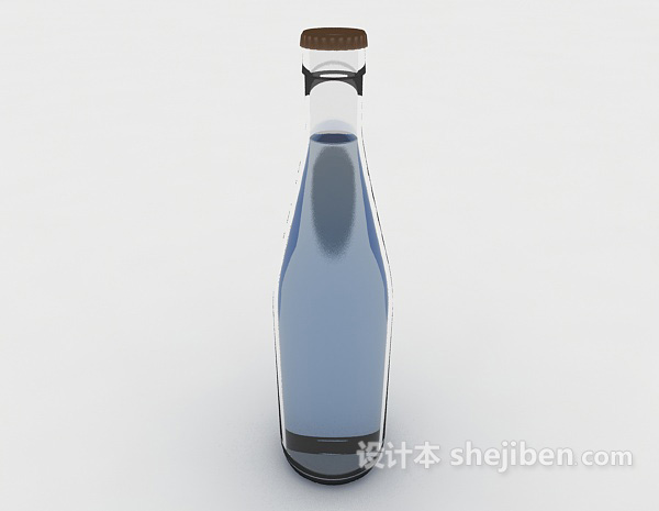 免费饮料瓶3d模型下载
