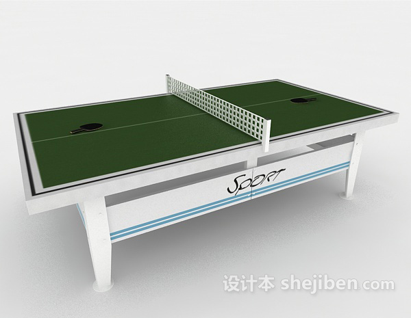 免费乒乓球桌3d模型下载