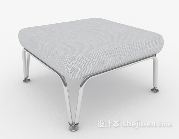 欧式风格沙发凳3d模型下载