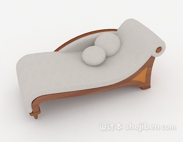 个性简约躺椅3d模型下载