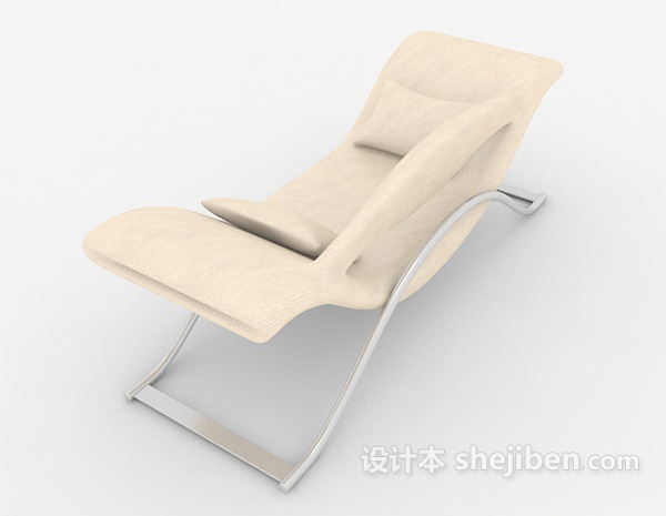 设计本现代个性躺椅3d模型下载