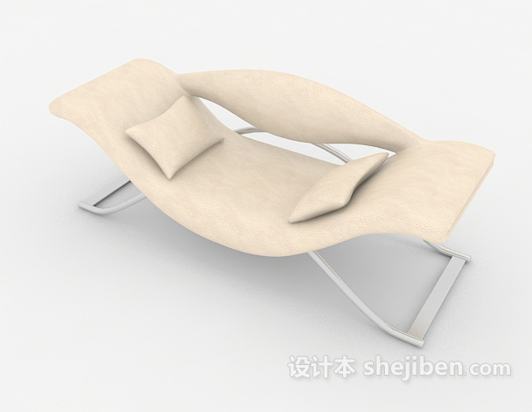 免费现代个性躺椅3d模型下载